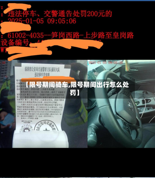 【限号期间骑车,限号期间出行怎么处罚】