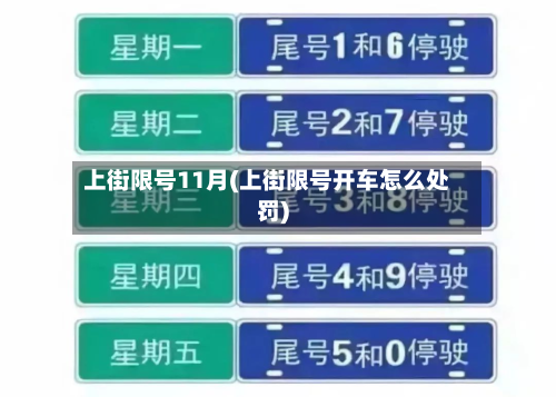 上街限号11月(上街限号开车怎么处罚)