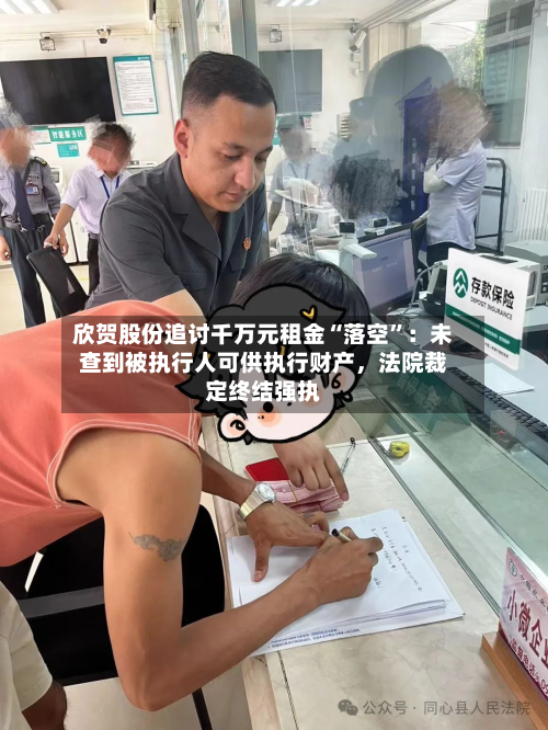 欣贺股份追讨千万元租金“落空”：未查到被执行人可供执行财产	，法院裁定终结强执-第3张图片