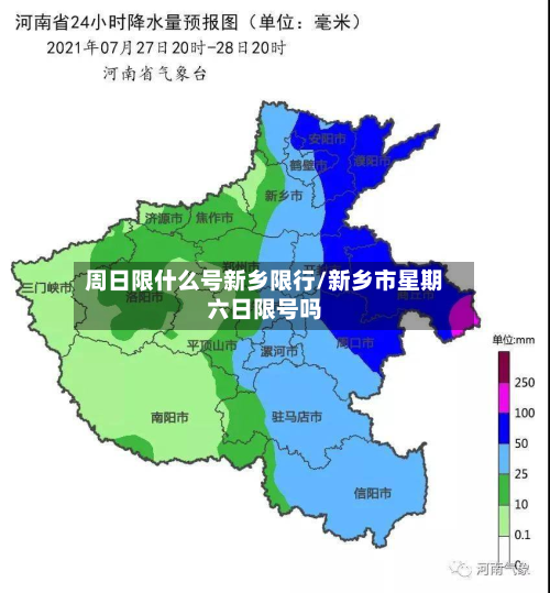 周日限什么号新乡限行/新乡市星期六日限号吗
