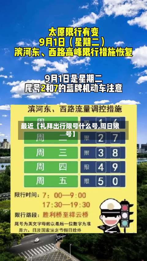 最近【礼拜出行限号什么号,周日限号】