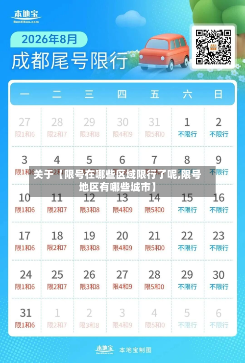 关于【限号在哪些区域限行了呢,限号地区有哪些城市】