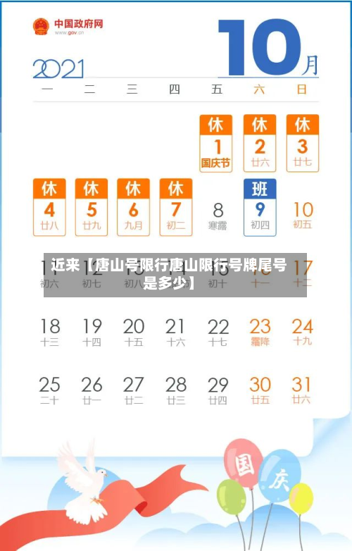 近来【唐山号限行唐山限行号牌尾号是多少】