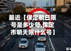 最近【保定明日限号是多少号,保定市明天限什么号】-第3张图片