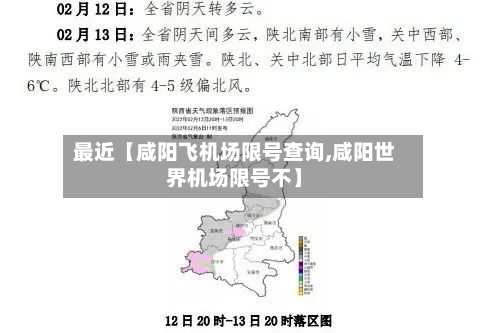 最近【咸阳飞机场限号查询,咸阳世界机场限号不】-第3张图片