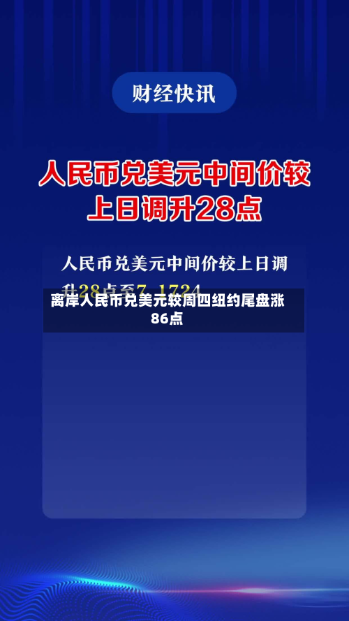 离岸人民币兑美元较周四纽约尾盘涨86点-第2张图片