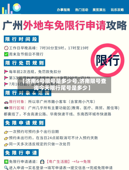 【济南6号限号是多少号,济南限号查询今天限行尾号是多少】-第3张图片