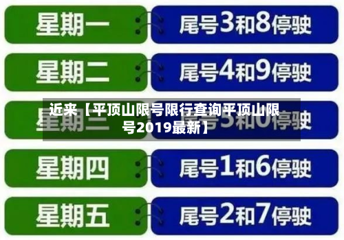 近来【平顶山限号限行查询平顶山限号2019最新】