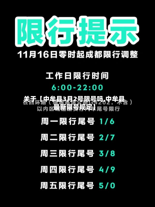 关于【中牟县3月2号限号吗,中牟县最新限号规定】-第3张图片