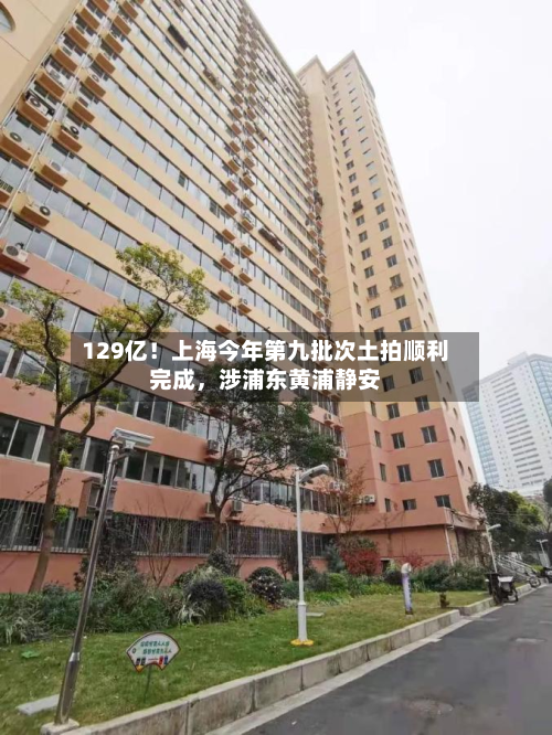 129亿!上海今年第九批次土拍顺利完成,涉浦东黄浦静安