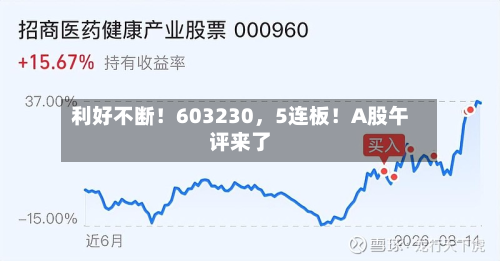 利好不断！603230	，5连板！A股午评来了-第2张图片