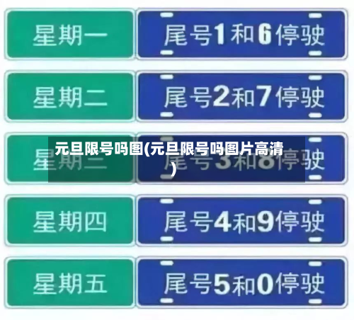 元旦限号吗图(元旦限号吗图片高清)