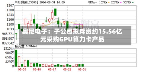 奥尼电子：子公司拟斥资约15.56亿元采购GPU算力卡产品-第3张图片